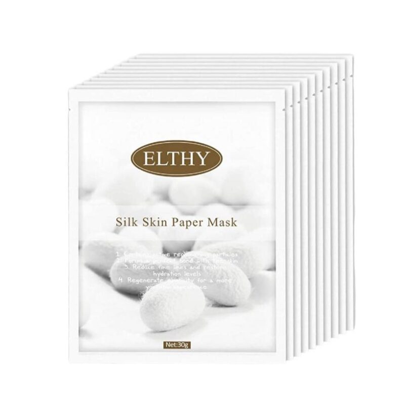 Elthy Silk Skin Paper Mask 水漾彈力蠶絲面膜-1套10片